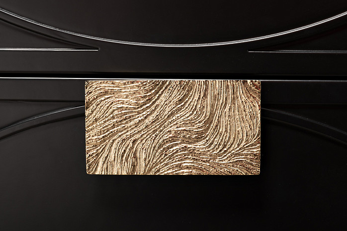 Тумбочка черная Alvaro фото 4