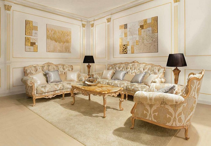 Итальянский диван трехместный Barocco Austen фото 4