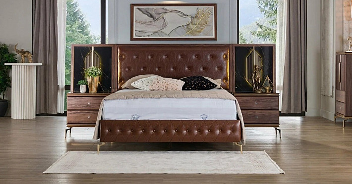 Кровать двуспальная в современном стиле Montego фото 1