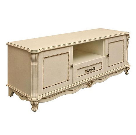 Тумба "Алези 2" П 350.02 слоновая кость с золочением фото 1