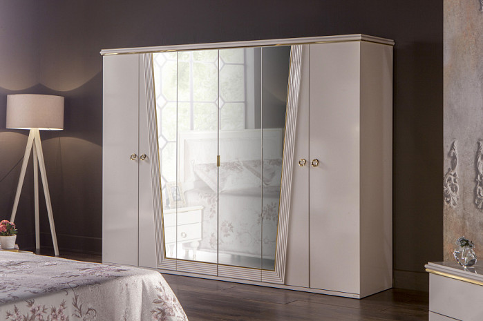 Шкаф 6 дверный в современном стиле Vitella фото 1