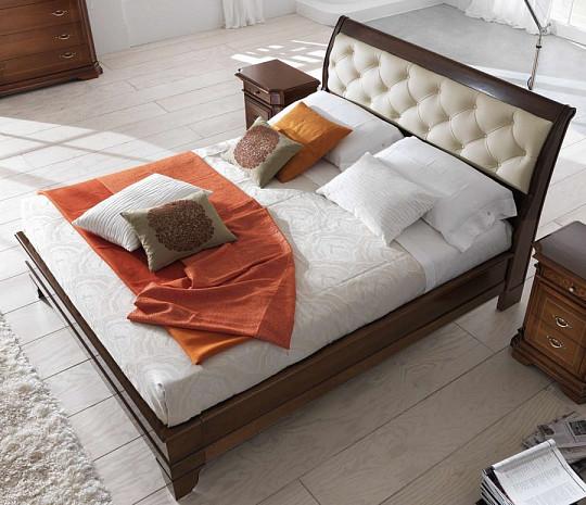 Кровать двуспальная классическая с капитоне Margot фото 1