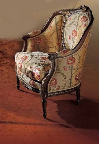 Кресло мягкое классическое Luigi XVI Dickens фото 1