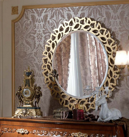 Зеркало в спальню классическое круглое La Belle Epoque фото 1