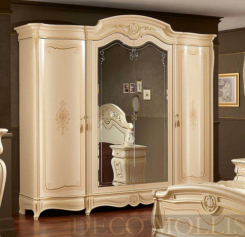 Шкаф для одежды в спальню светлый Ducale фото 1