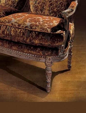 Кресло мягкое классическое Luigi XVI Leopardi фото 4