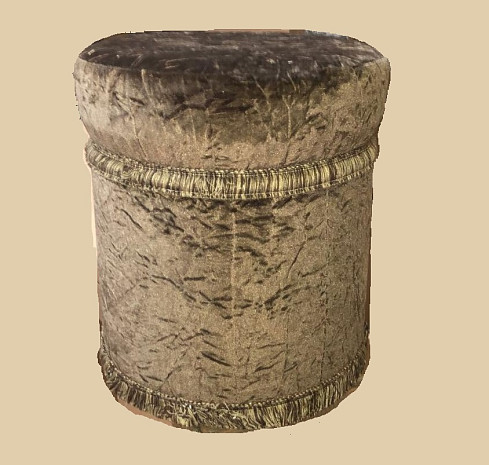 Пуф итальянский круглый без ножек фото 1