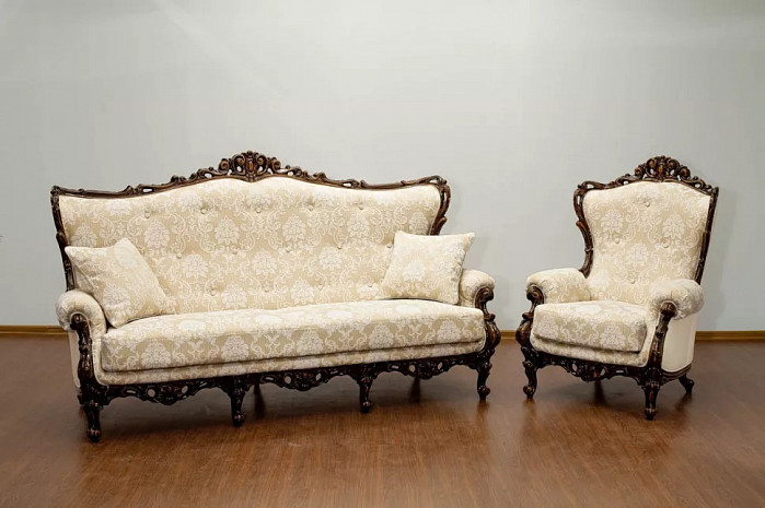 Кресло мягкое в классическом стиле Цецилия фото 3