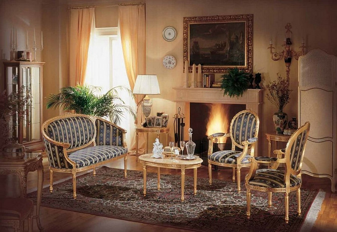 Кресло в гостиную мягкое Luigi XVI Voltaire фото 2
