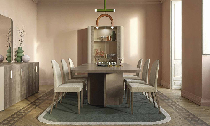 Стул мягкий современный итальянский Hebe фото 2