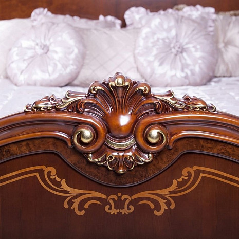 Кровать двуспальная из массива дерева Bellezza фото 4