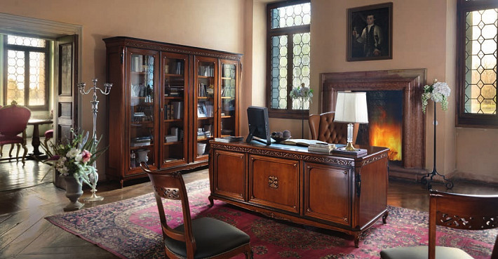 Библиотека в кабинет итальянская Verona фото 2