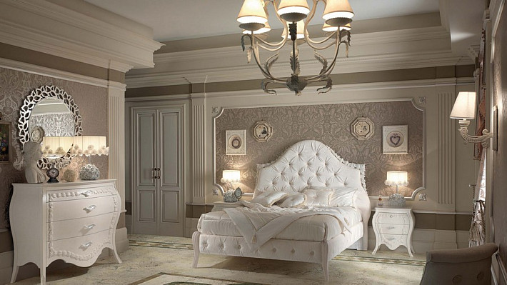 Кровать двуспальная итальянская La Belle Epoque фото 2