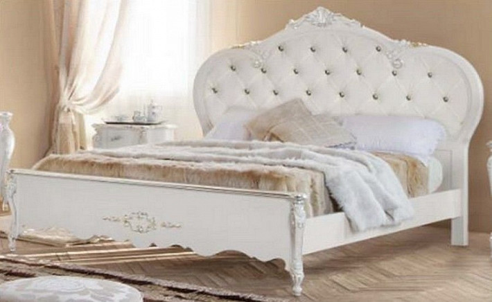 Кровать с мягким изголовьем итальянская Luxor фото 1