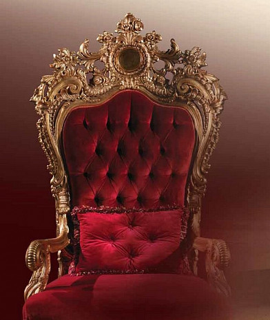 Кресло мягкое классическое Barocco King фото 3