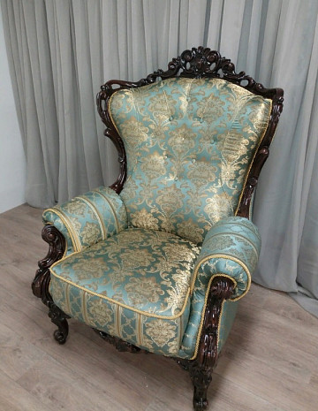 Кресло мягкое в классическом стиле Цецилия фото 6