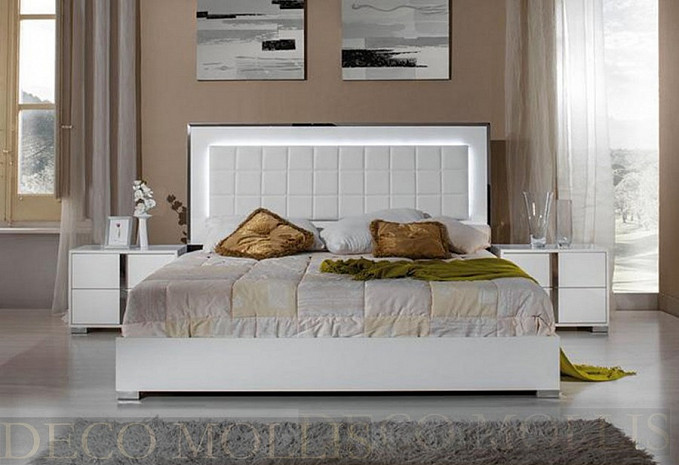 Кровать в белом цвете 160 San Marino фото 1