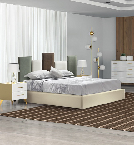 Кровать двуспальная в современном стиле Flavia фото 1