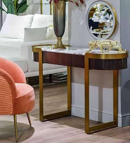 Столик с зеркалом, подсветкой и ящиком Sevilla фото 1