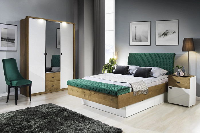 Кровать двуспальная в современном стиле Rio фото 2