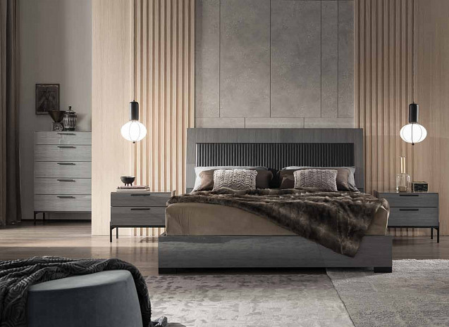 Спальня в современном стиле серая Novecento фото 2