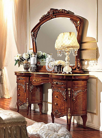 Туалетный столик с зеркалом элитный Reggenza Luxury фото 1