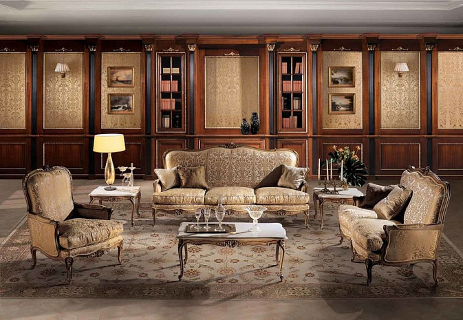 Итальянский диван в гостиную Luigi XV Maupassant фото 5