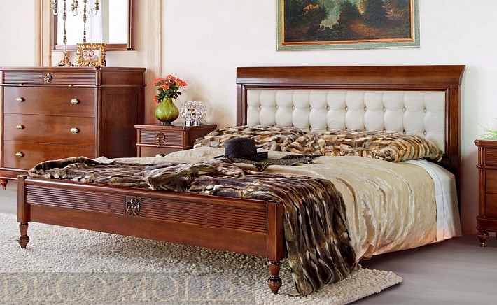Кровать с мягкой обивкой 180 Бурбон фото 1