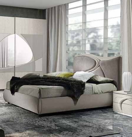 Кровать двуспальная мягкая в современном стиле Melody фото 4