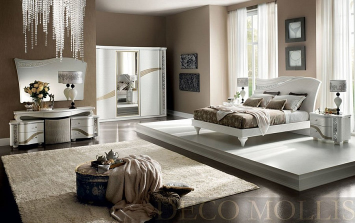 Спальня в белых тонах Miro фото 1