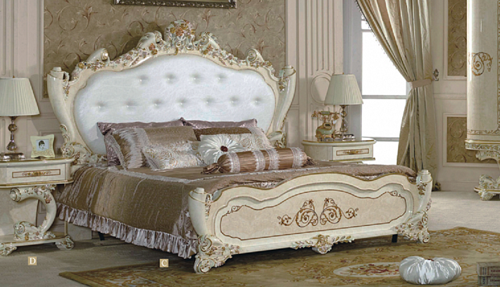 Большая двуспальная кровать Принцесса фото 1
