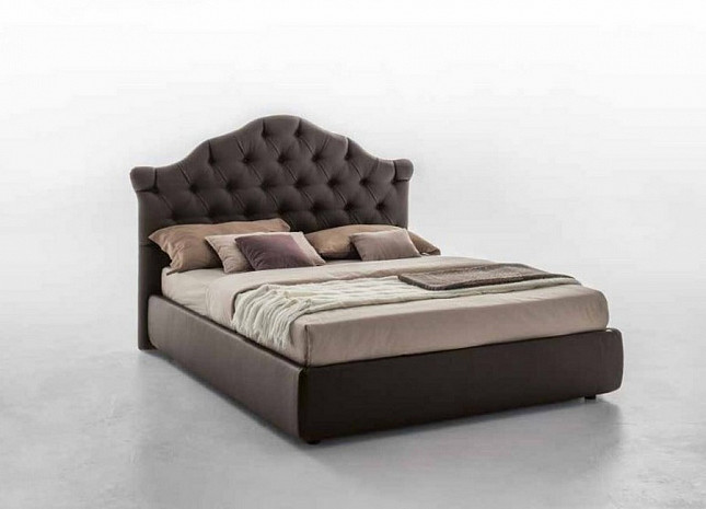 Кровать двуспальная с мягким изголовьем Veneziano фото 3