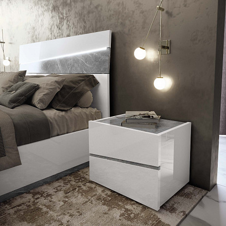 Спальня в современном стиле белая Alba фото 3
