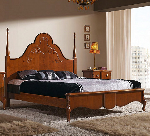 Кровать двуспальная в стиле арт-деко Ares фото 1