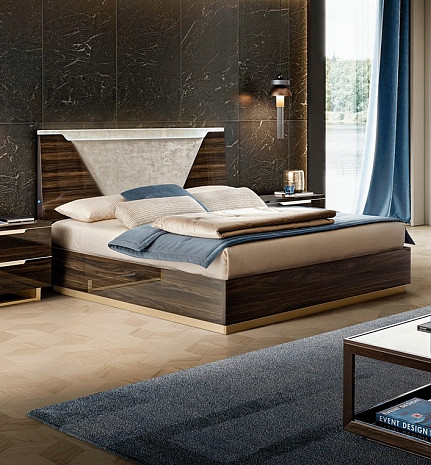 Кровать двуспальная в современном стиле Smart Patrizio фото 1