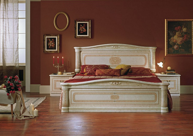 Классическая мебель для спальни Медина беж фото 2