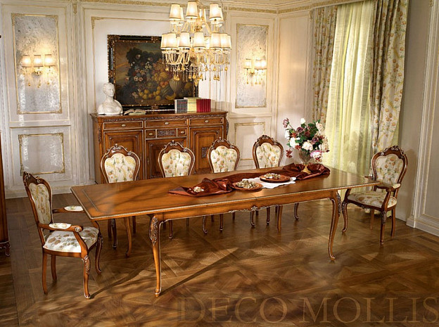 Стол обеденный из массива Palazzo Ducale Bakokko фото 1