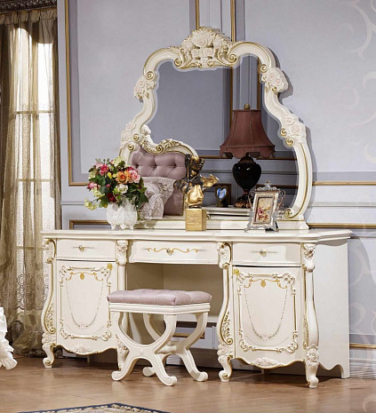 Мебель для спальни классическая белая Мадонна фото 5
