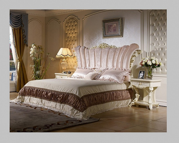 Мебель для спальни классическая светлая Роксолана фото 1