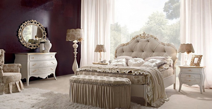 Спальня классическая светлая Floreale фото 5