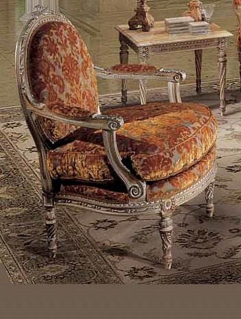 Кресло мягкое классическое Luigi XVI Leopardi фото 1
