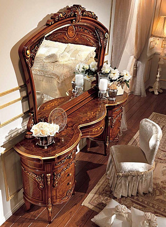 Туалетный столик с зеркалом элитный Reggenza Luxury фото 2