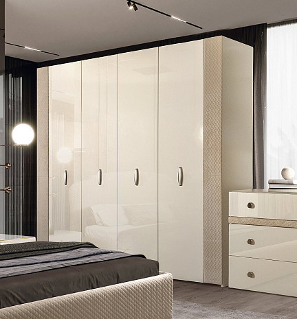 Шкаф светлый 4 дверный Paradise фото 1