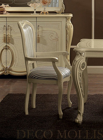 Мягкий стул с подлокотниками Tiziano фото 1
