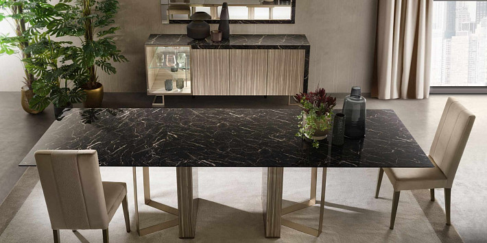 Итальянская столовая мебель Luce Dark фото 8