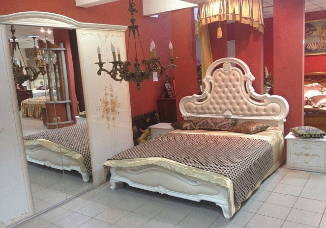 Кровать в спальню белая Rosabianca фото 3