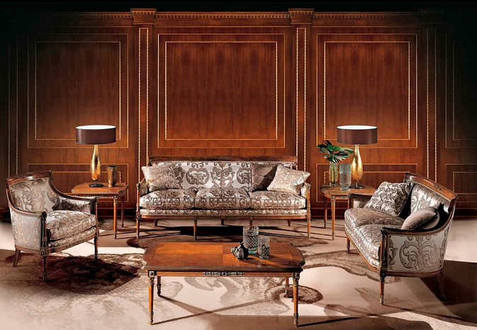 Итальянский диван в гостиную Impero Beccaria фото 3