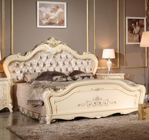 Классическая двуспальная кровать Корсика фото 1