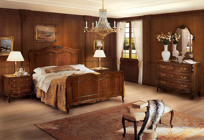 Кровать двуспальная итальянская Luigi XV Pergolesi фото 3