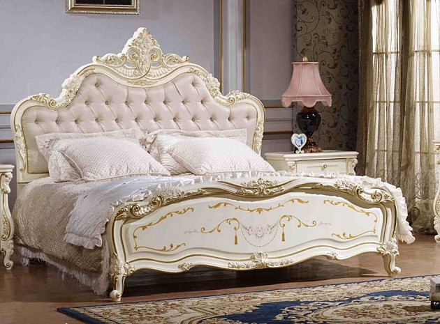 Мебель для спальни классическая белая Мадонна фото 2